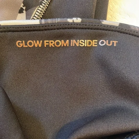 NWOT Adidas Black & Grey Leggings - Zoe Saldana Collection - Picture 7 of 11